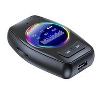 Uxsjakjsd Émetteur-Récepteur Audio BT 2 en 1, Affichage de L'État en Temps Réel, Haut-Parleurs/Amplificateurs Filaires, Compatible avec Ordinateur de Bureau et Ordinateur Portable