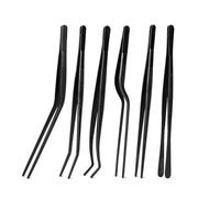 Uxsjakjsd Ensemble de 6 Pinces à ÉPiler, Pinces de Cuisine de 20 Cm, Pinces de Cuisine en Acier Inoxydable pour Chef Culinaire.