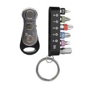 Uxsjakjsd Ensemble de Clés à Rochet Mini Clé à Rochet Ensemble de Tournevis à Rochet PH0 PH1 PH2 PH3 SL4 Adaptateur de Bits Clé à Rochet à Dégagement Outils à Main à Rochet