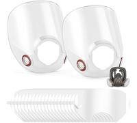 Uxsjakjsd Ensemble de Lentilles de Rechange pour Respirateur Intégral Série 6000 et 20 Caches de Lentilles Détachables Compatibles avec 6000