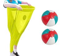 Uxsjakjsd Giant Granny Pants Yard Game Set Plump Granny Pantal Set Ball Knatch Game pour Groupes Fégations-Ailes Rassemblage de la Famille Jaune