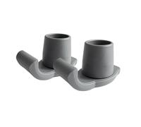 Uxsjakjsd Glissements de Ski, Capuchons de Glissement de Remplacement en Caoutchouc pour les Seniors, Coussinets de Pied Universels pour les Marcheurs Pliants, Mobilité Aide Gris