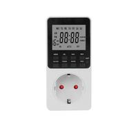 Uxsjakjsd Interrupteur Horaire Numérique Électronique Prise de Courant de Cuisine 230 V 7 Jours 12/24 Heures Programmable Prise UE