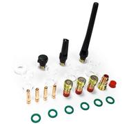Uxsjakjsd Kit D'Accessoires pour Torche de Soudage TIG 22 Pièces -17/18/26, Accessoires, Pinces de Buse en Alumine