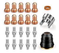 Uxsjakjsd Kit de 23 Consommables pour Torche de Découpe Plasma IPT60 (Modèles CUT55), Accessoires de 0,045 Pouce
