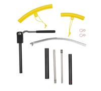 Uxsjakjsd La Trousse à Outils de Changement de Pneu de Vélo de Saleté Comprend des Essieux 15/17/20/25 Mm, s'adapte à 16 "à 21" pour Les Roues de Motocross, et de Vélo de Saleté