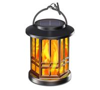 Uxsjakjsd Light sans Flammes Lightern Sanging Dancing Flame Lantern Light Auto on/Off Decorative Fire Lanterns for Yard Patio Garden Camping