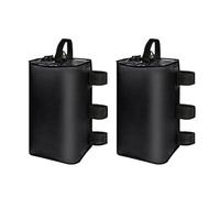 Uxsjakjsd Lot de 2 Lests d'eau de 10 L pour Auvent, Lests de Sac d'eau, Piquets de Anti-Basculement Robustes et de Lest pour Jambes