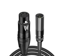 Uxsjakjsd Mini XLR 3 Broches Mâle à XLR 3 Broches Câble Féminin Mini Plug XLR à la Fiche XLR Câble Audio pour Casque Cinéma 4k