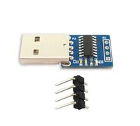 Uxsjakjsd Module CH9329 Prenant en Charge Le Port Série 12 Mbps vers Le Module Clavier et Souris USB HID Standard pour USBV2.0