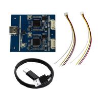 Uxsjakjsd Module de Carte de Capture AV/CVBS Vidéo 2 Canaux vers Sorties USB 1080P, Carte de Capture 1080P Graber AV vers USB, Module de Carte de Capture UVC sans Pilote, Module de Carte de Capture.