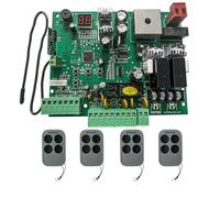 Uxsjakjsd Ouverteur de Porte Swing pour Carte de Commande Automatique DC 24V Panneau PCB Universel Smart Control Center Double Arms System 4RC