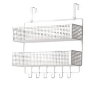 Uxsjakjsd Over The Door Crows Clothes Hat Organisateur Multifictional Panier Suspendu Panier de Chambre à Coucher Espace de Rangement Debout