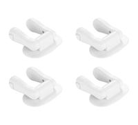 Uxsjakjsd Pack de 4 Verrous de Poignée à L'Épreuve des Enfants, Installation Facile, pour, Verrous de Sécurité pour Bébés pour Portes Standard.