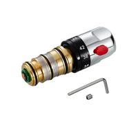 Uxsjakjsd Pièces de Rechange pour Mélangeur Thermostatique, Poignée de Vanne de Douche, Kit de Réparation de Rechange, Noyau de Vanne de Contrôle de Température D'Eau Chaude et Froide.