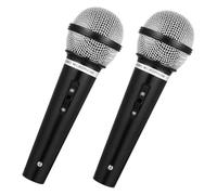 Uxsjakjsd Plastic Freend Play Microphone Prop 2pcs pour Le Costume d'anniversaire Musical Play