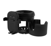 Uxsjakjsd Porte-Gobelet Universel pour Poussette, Support pour Bouteille D'Eau, Support de Téléphone Rotatif à 360°, Double Trou, Organisateur pour Voiture