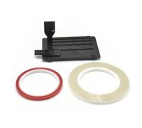 Uxsjakjsd pour Le Kit de Réparation de Cassettes Audio avec Deux Fixateurs, Bloc de Raccordement pour Enregistreur à Bande, Ensemble de Raccordement de Bande avec Rouge.