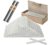 Uxsjakjsd Pour les Marquages Amovibles pour les Soudeurs 54PCS Crayons à Stylo en Stéatite Blanche Plate Craie de Soudage Professionnelle Stéatite Pour