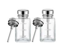 Uxsjakjsd Poussez la Pompe Distributeur Clair de la Bouteille de Distributeur de Pompe Distributeur D'Alcool Distributeur D'Acétone à Appuyer Vers le Bas