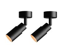 Uxsjakjsd Projecteur LED à Faisceau Ajustable, Zoom 3-60 Degrés, Lumière Spot, Mini Lampe de Plafond Montée, Atmosphère Noire.