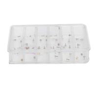 Uxsjakjsd Regarder Les Pieds des Pieds, Copper Watch Réparation de Cadran Pièces D'Assortiment Pièces de Plusieurs Compartiments Boîte de Compartiments pour L'Horloger