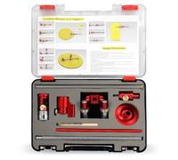 Uxsjakjsd Règle à Arc Linéaire de Précision, Jauge de Marquage à Roue à Double Usage, Centreur, Scribe pour le Travail Du Bois,