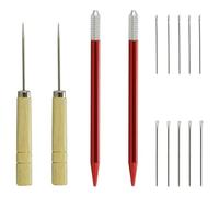 Uxsjakjsd Set D'Outils de Rerooting de Cheveux de Poupée, Fournitures D'Outils de Perruque DIY, Supports de Racines de Cheveux de Poupée, Outils de Reroot et de Récapage.