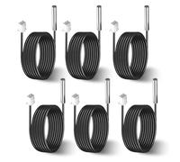 Uxsjakjsd Sonde de Capteur en Acier Inoxydable 3950 10K, 6 Pièces, 1 Mètre, Capteur de Température Étanche 10K.