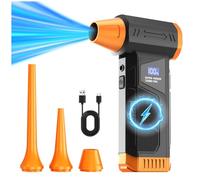 Uxsjakjsd Souffleur à Moteur Sans Balais Ventilateur Violent Souffleur à Neige Portable Souffleur D'Air Turbo à Moteur Sans Balais