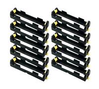 Uxsjakjsd Support de Batterie SMT 18650, Boîtier de Batterie SMD 18650 avec Broches en Bronze, Étui de Rangement à Clip Rechargeable, Banque d'alimentation