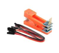 Uxsjakjsd Support de Test PCB Clip 2,54 mm Pince de Fixation Sonde Pogo Pin Télécharger Programme Graver Câble 4P