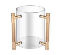 Uxsjakjsd Tasse de Lavage à la Main pour la Prière Juive - Design Rond en Acrylique avec Deux Poignées en Métal, Parfait pour Offrir en Cadeau.