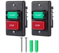 Uxsjakjsd Tension Double 120V/230V pour Scie sur Table, Routeur pour Table Monophasé 120V 2HP Interrupteur Marche/Arrêt - Efficace 2 Pièces