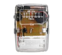 Uxsjakjsd Transparent Portable Radio AM/FM Pointer Tuning Soutient Les Écouteurs pour Le Guide du Musée de la Conférence de L'Église sans FM Externe