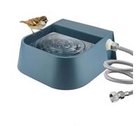 Uxsjakjsd Valve à Flotteur Intégré de Distributeur d'eau de Chien Automatique Intégré avec Tuyau Métallique Anti-Bite de 3/4 ", Extérieur