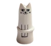 Uxsjakjsd Vase en Résine pour Chat, Bouteille Commémorative pour Poils d'animaux, Boîte de Rangement pour Barbe de Chat, Décoration de Bureau, Vase Décoratif
