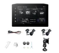 Uxsjakjsd Wireless CarPlay Moto Android Auto 6.25 "Tableau de Bord Numérique Portable Vol Anti-Troll Navigation de Moto à Écran Amovible