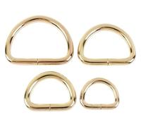 UXvohkudg Boucles d'anneau en D Alliage de Zinc | Multicolore 20/25/32/38mm 10/20 pièces for sangles de sac, sangle de ceinture, artisanat du cuir