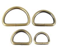 UXvohkudg Boucles d'anneau en D Alliage de Zinc | Multicolore 20/25/32/38mm 10/20 pièces for sangles de sac, sangle de ceinture, artisanat du cuir