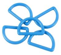 UXvohkudg Boucles en D résine synthétique | Sangles de sac à bagages multicolores 15-38mm: 50 pièces, accessoires de sangle en plastique for bricolage