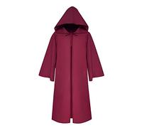 uxxnjfg Cape Halloween à Capuche Faucheuse Vampire Steampunk Costume Halloween Adulte Sorciere Horreur Deguisement Femme Grande Taille Carnaval Renaissance Cape Médiévale