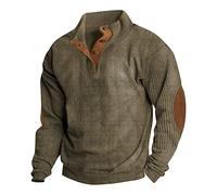 uxxnjfg Pull Col Roulé Homme Chaud Hiver Sweat-Shirt sans Capuche Marque Oversize Vintage Sweatshirt Manche Longue Polaire Pull