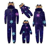 uxxnjfg Pyjama Femme Hiver Noel Hiver Chaud Combinaison à Capuche Velours Stylé Casual Pyjama Mes Commandes Pas Cher Manche Longue Couple Pyjamas pour Garçon Enfant Homme Cadeau Noel Kinder 6 Jahre