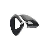 UYCHYTQR Couvercle de rétroviseur latéral pour VW pour Golf MK8 2020-2025 Aile Latérale Boîtier De Rétroviseur(Noir Brillant)