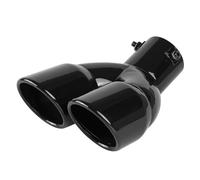 UYCHYTQR Gorge arrière Queue Embout D'échappement Universel en Acier Inoxydable 63 Mm Silencieux Accessoire De Voiture(Noir)