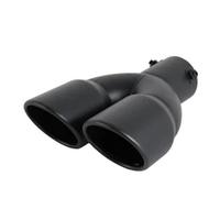 UYCHYTQR Gorge arrière Queue Embout D'échappement Universel en Acier Inoxydable 63 Mm Silencieux Accessoire De Voiture(Matte Black Straight)