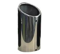 UYCHYTQR Gorge arrière Queue pour VW pour Jetta pour Sagitar pour Polo pour Golf 7 Voiture Embouts D’échappement Silencieux(68mm Silver)