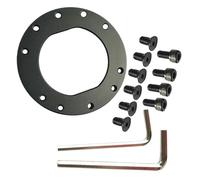 UYCHYTQR Plaque D'adaptation Volant en Alliage D'aluminium Espacement des Trous 70 Mm pour Adaptateur pour Fanatec QR2