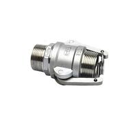 UYCUODLUY 1/2" 3/4" 1" 1-1/4" 1-1/2" BSPT Male Thread 304 Stainless Steel B + F Type Camlock Cam Lock Fitting Pump Adapter for Homebrew(NO2)